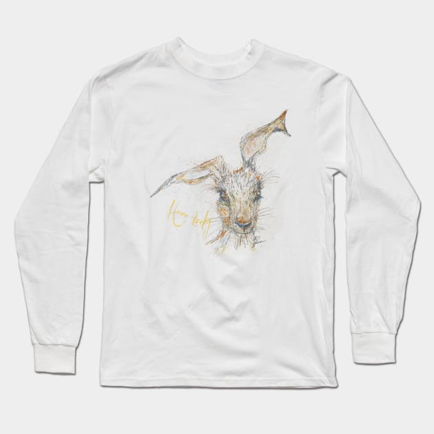 Hare Today Long Sleeve T-Shirt by jellygnomes